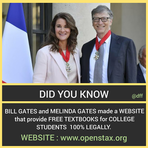 Bill and Melinda Gates Are Giving Away Free College Textbooks?