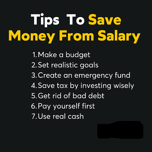 How To Save Money From Your Salary