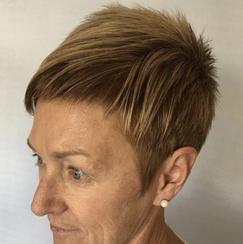2023 pixie hair cut for woman over 50