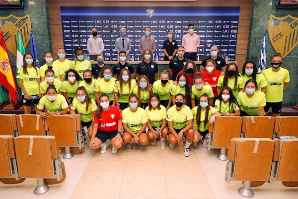 Málaga Femenino, el equipo se presenta con la calor del club