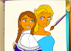 Frozen coloring book
