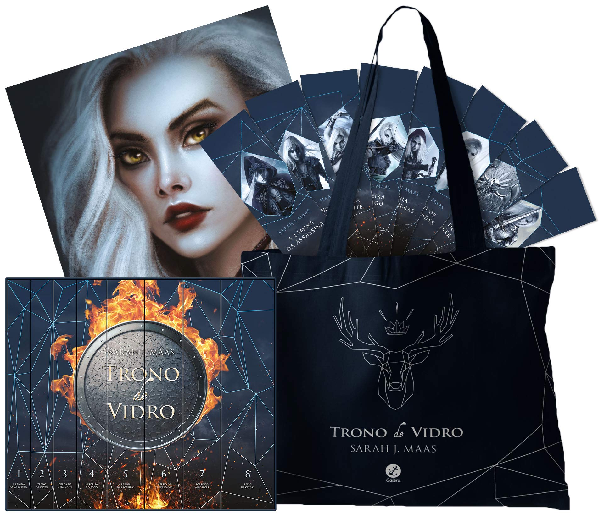 Novo box de Trono de Vidro vem com brindes exclusivos. Compre já!!! Leitura Virtual