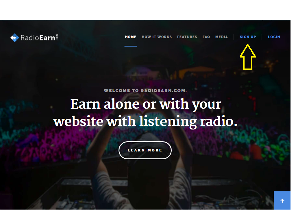 شرح موقع Radio earn