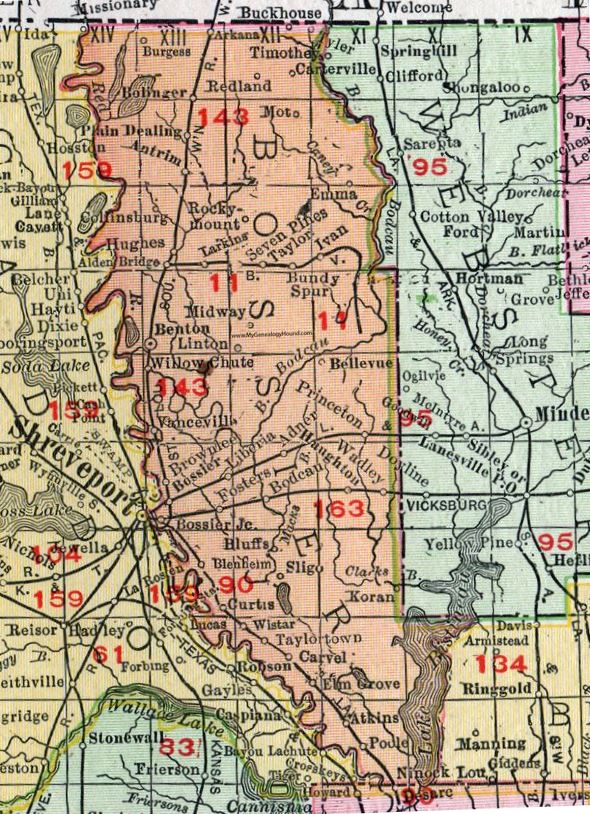 Bossier Parish Zoning Map Bossier Parish Libraries History Center: History In The Name: Bossier Parish  Cities And Towns