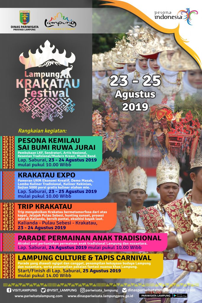 Jelajahi Khasanah Kekayaan Budaya Dan Pariwisata Lampung Di Ajang Lampung Krakatau Festival 2019 Jejak Kehidupan