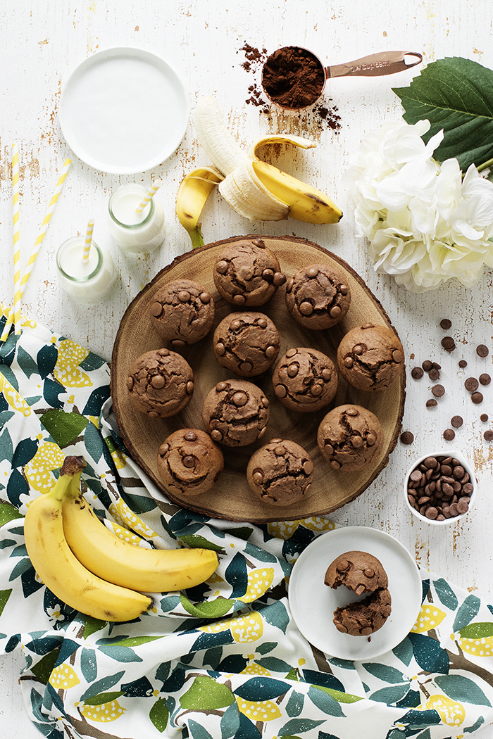 MUZLU ÇİKOLATALI LIGHT MUFFIN Damy's Kitchen