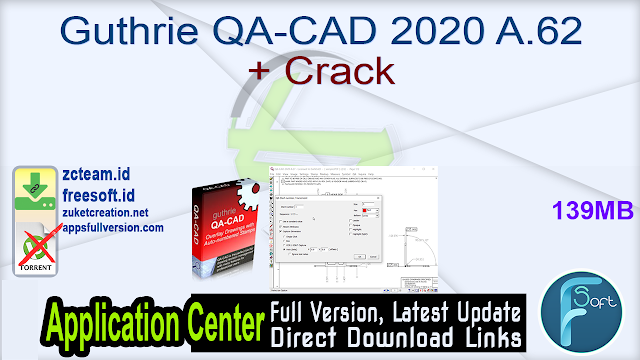 Guthrie QA-CAD 2020 A.62 + Crack_ ZcTeam.id