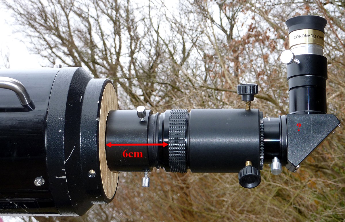 Fullerscopes Telescope Mountings Going Halpha Back focus adjustment