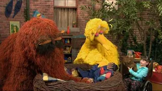 Big Bird, Snuffy, Radar, Kaitlyn, Sesame Street Episode 4413 Big Bird's Nest Sale season 44