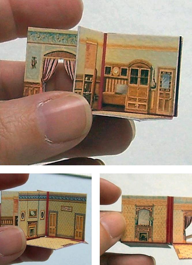 Papercraft: Folding Paper Dollhouse