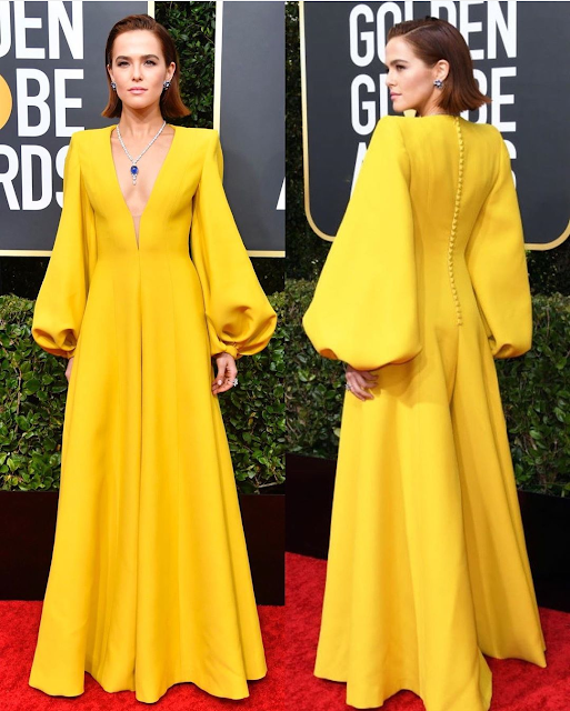 Zoey Deuch Wearing Fendi Dress at Golden Globe Awards 2020