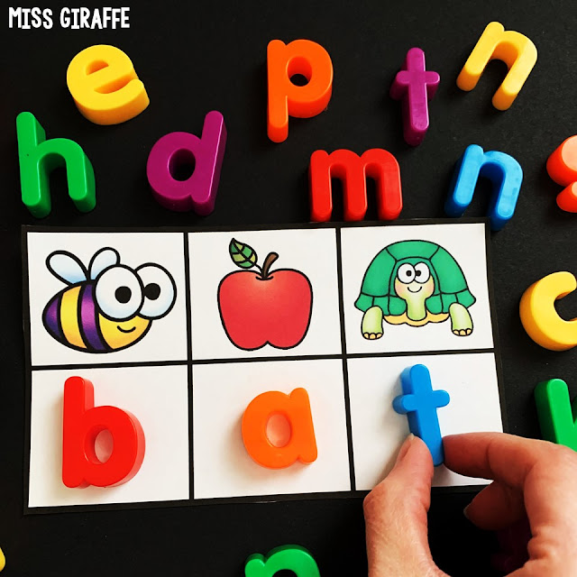 Short vowel word family games