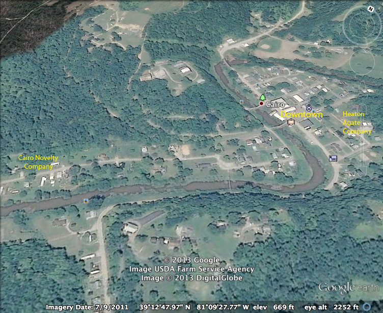 WV Glass & Ceramics The Marble Factories of Cairo, WV