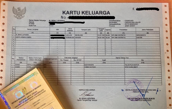 NOMOR KK DAN NIK: NIK DAN KK 8