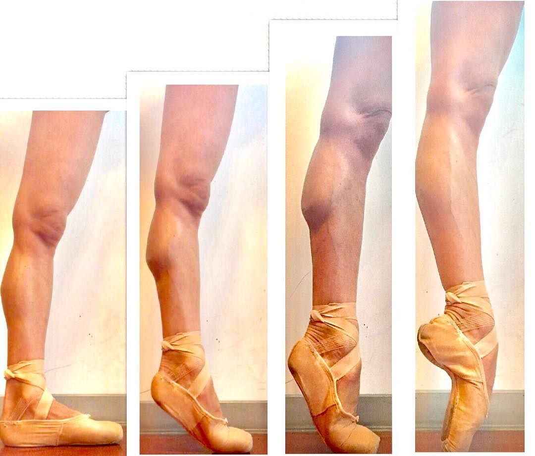 Her Calves Muscle Legs Ballerinas Large Muscular Calves set 1