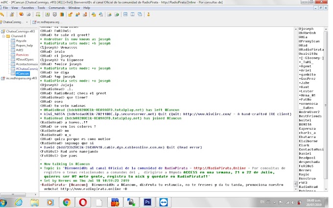 Chatear MIRC, chatea gratis