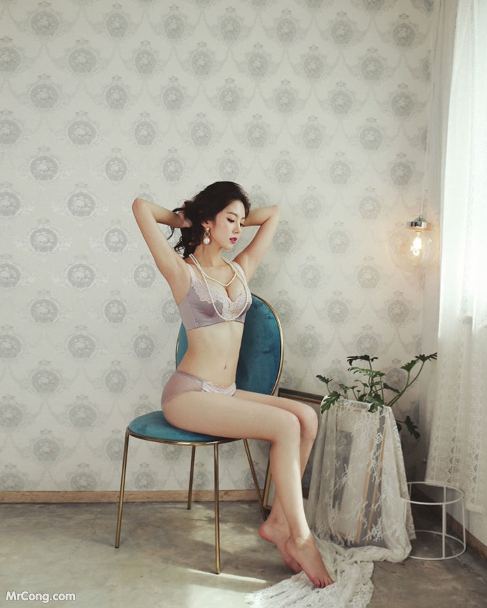 Beautiful Lee Chae Eun in October 2017 lingerie photo shoot (98 photos)