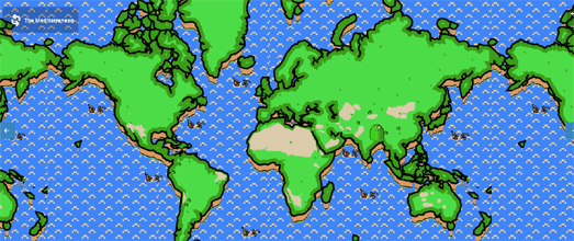 super mario world map
