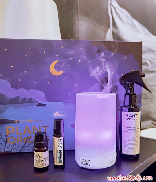 Plant Origins, Good Night Sleep Aromatherapy Kit Review, Aromatherapy, Signature Market, Good Night Sleep, Essential oils, lifestyle