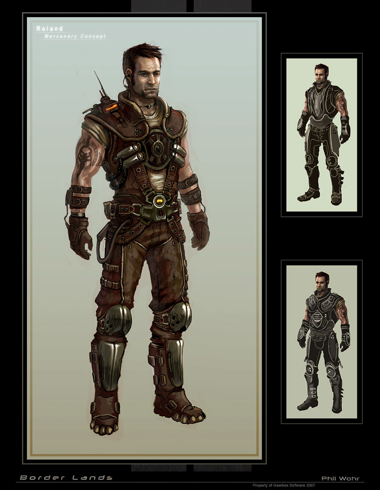 Art Of Phil Wohr: Borderlands Concept Art!