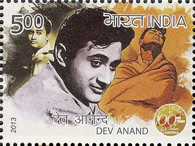 Dev Anand in Stamps of India