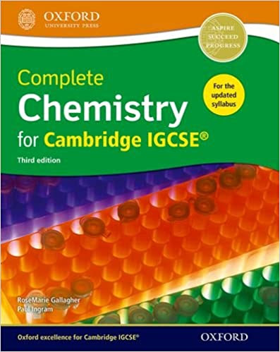 Complete Chemistry for Cambeidge IGCSE , third Edition