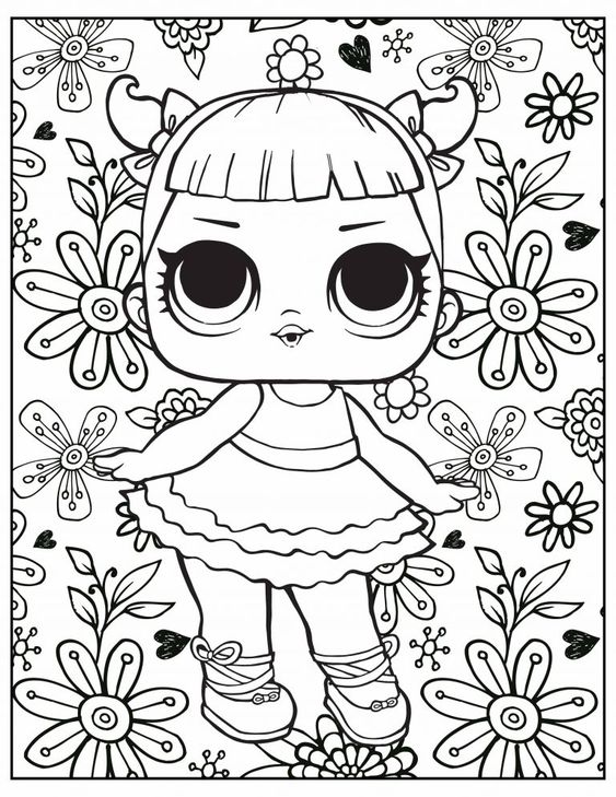 LOL SURPRISE para colorear gratis ~ Para imprimir&hellip;Gratis