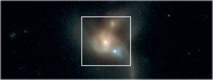 3 buracos negros supermassivos em rota de colisão 
