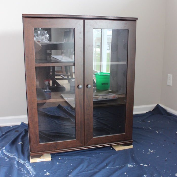It S A Grandville Life Media Cabinet Makeover How To Paint Laminate