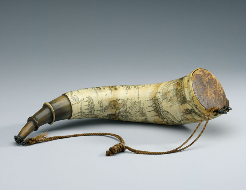 Contemporary Makers Antique Powder Horn