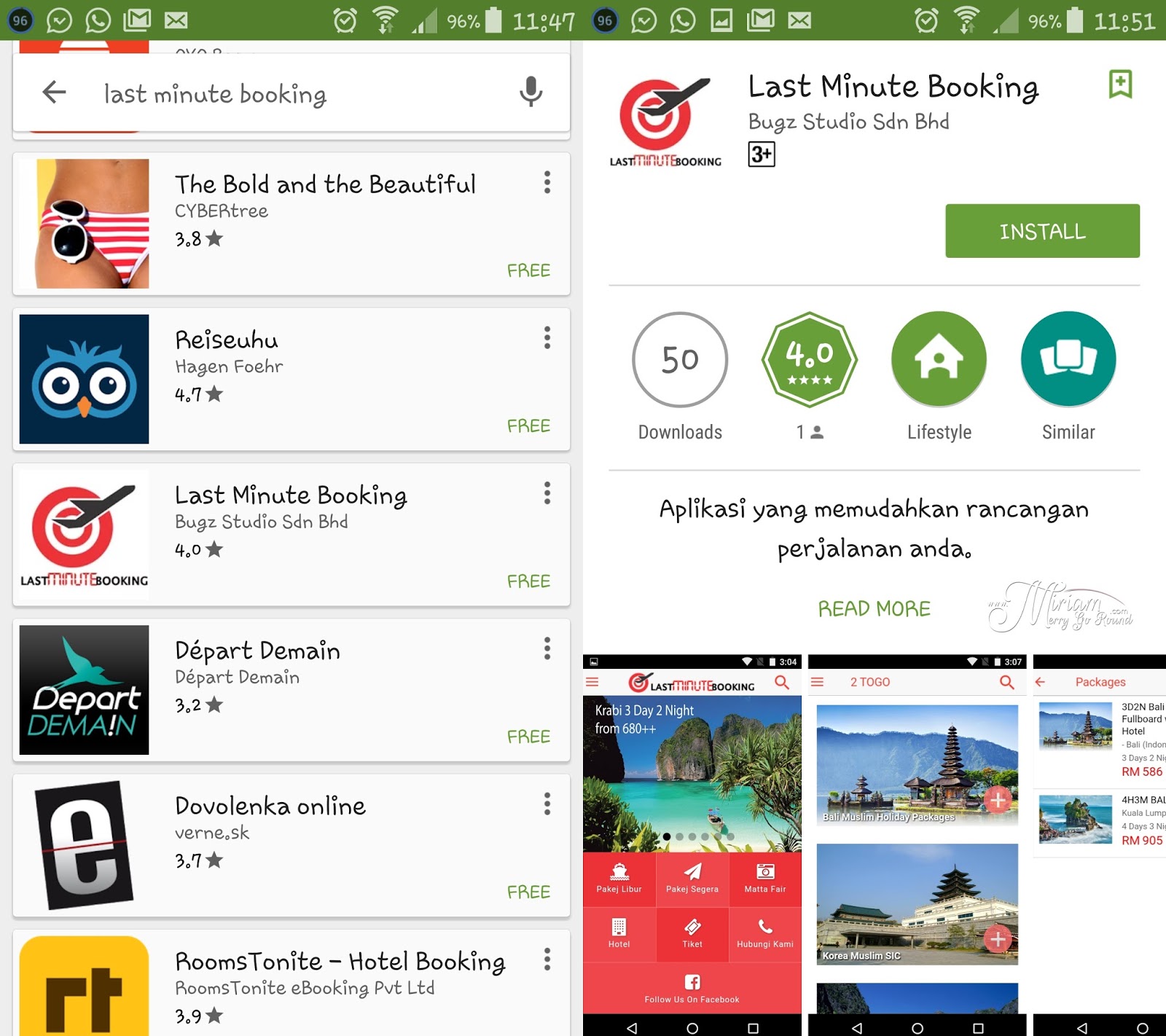 LMT Deals mobile app - Last Minute Travel
