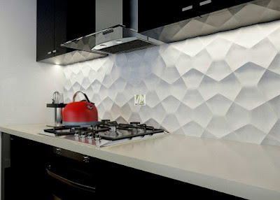 best kitchen wall panels from different materials, wall panels for kitchen