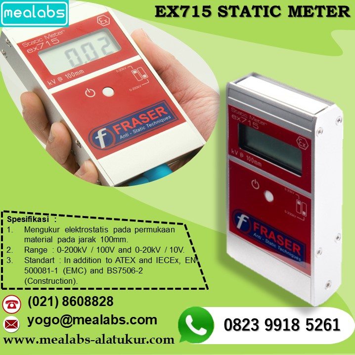 Alat Ukur Elektrostatis Mealabs Alat Ukur
