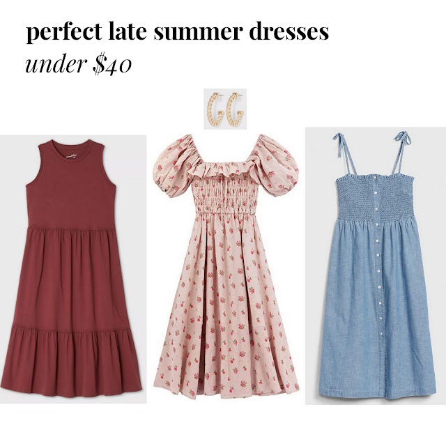 Perfect late summer dresses under $40! / Create / Enjoy