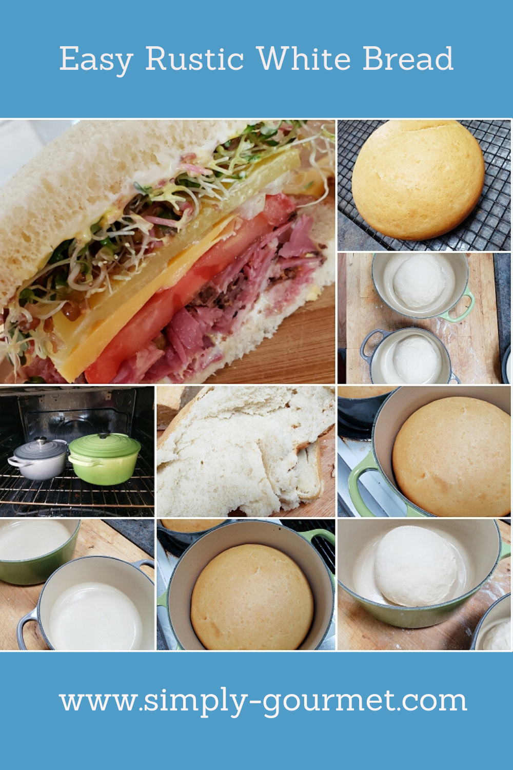 Simply Gourmet Easy Rustic White Bread