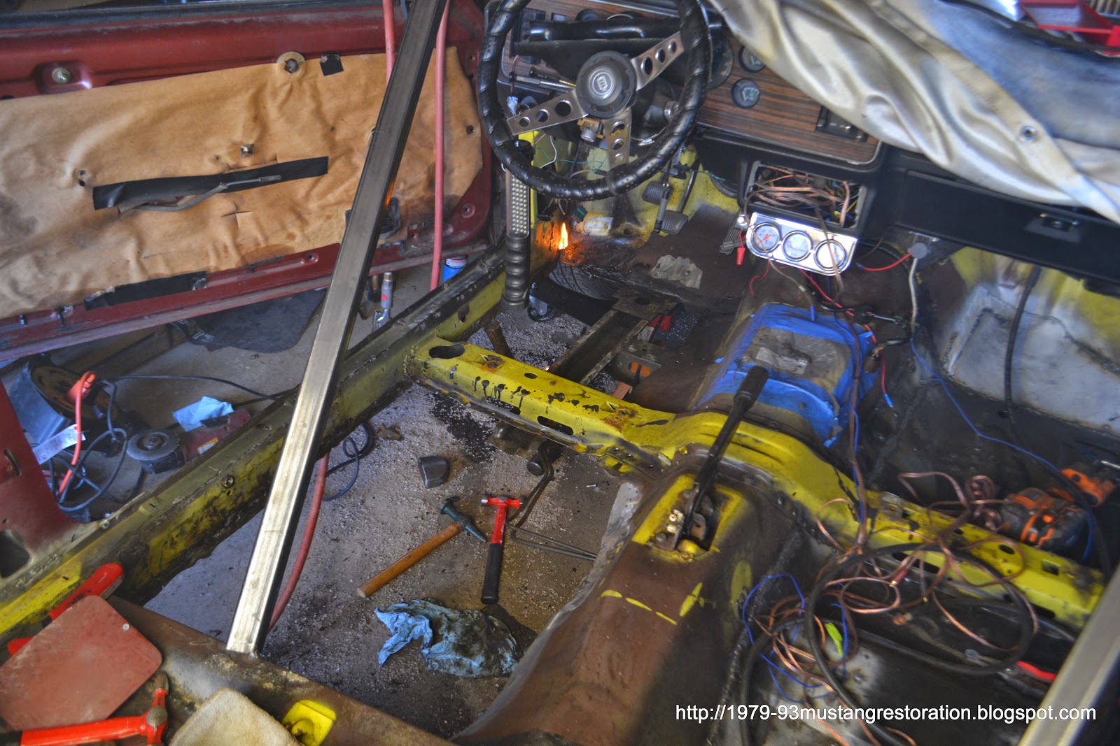 Fox Body Mustang Restoration Mustang Floor Pan Replacement