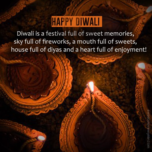 Diwali Quotes, Free Diwali Wishes, Greeting Cards | Deepavali 2018