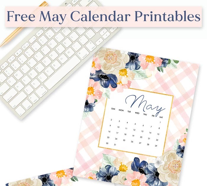 Free May Calendar Printable | i should be mopping the floor