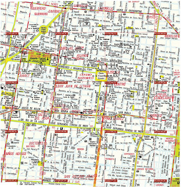 Historical Center Map "downtown"