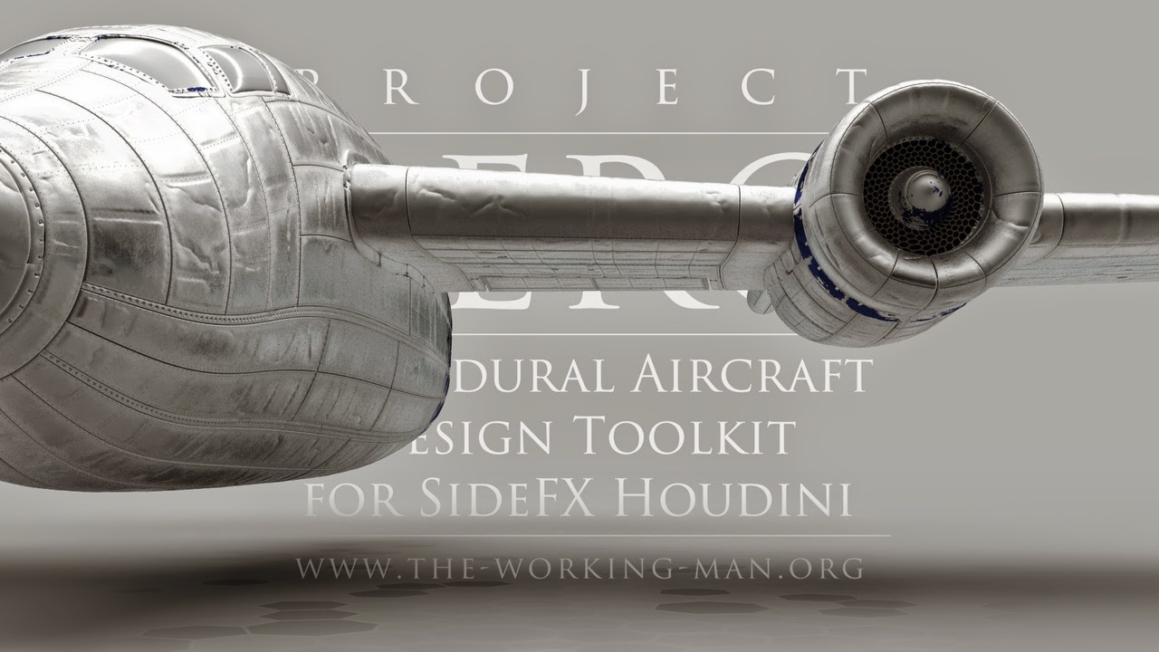 Project Aero: Procedural Aircraft Design Toolkit for SideFX Houdini