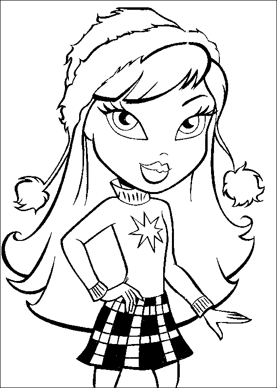 Coloring Pages: Bratz Coloring Page 2