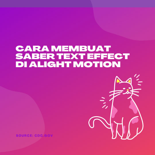 Cara Membuat Saber Text Effect di Alight Motion