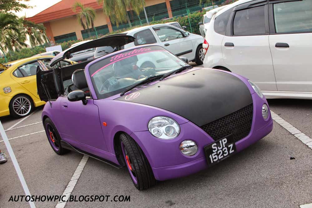 Autoshow Pic Matte Purple Daihatsu Copen