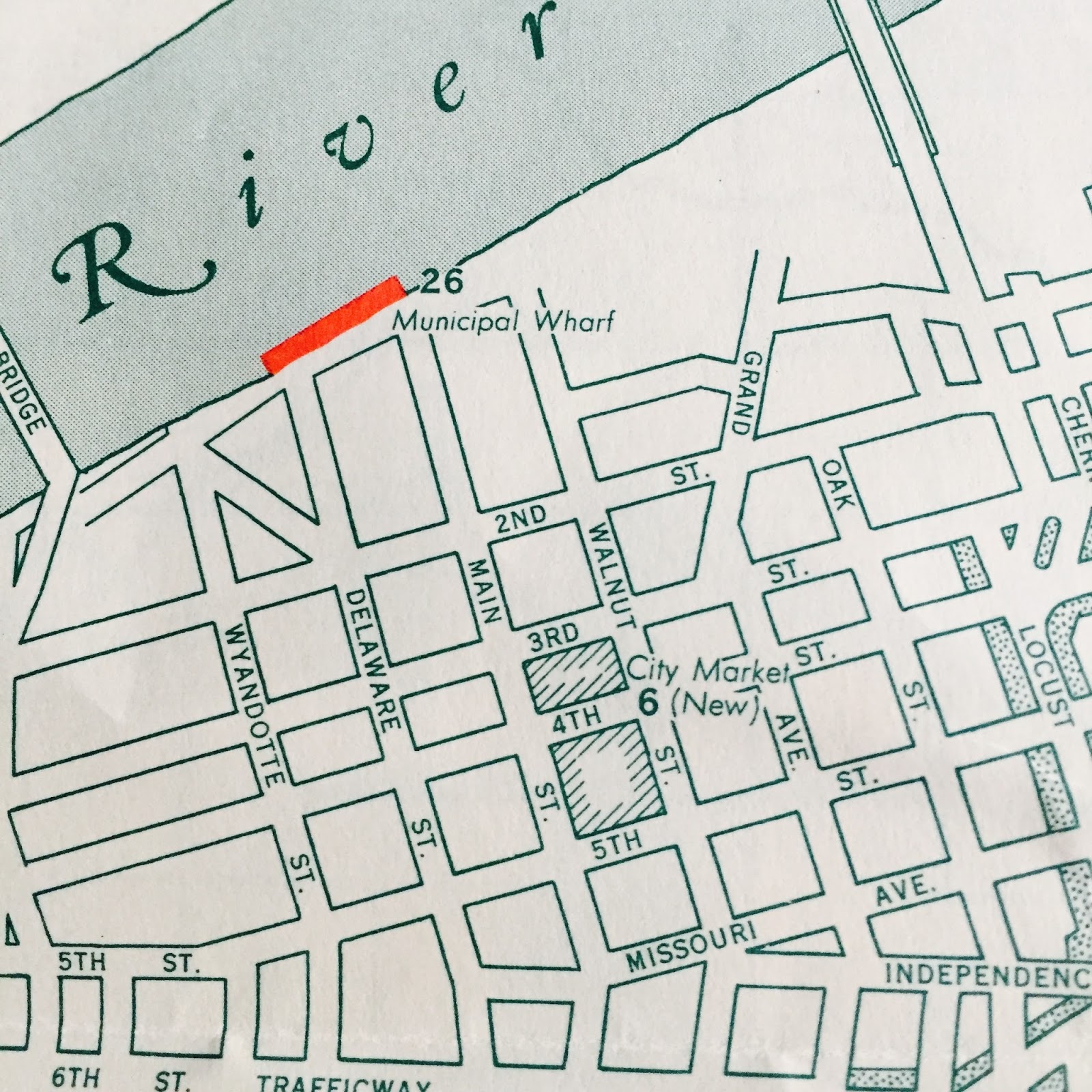 Street map Kansas City Missouri