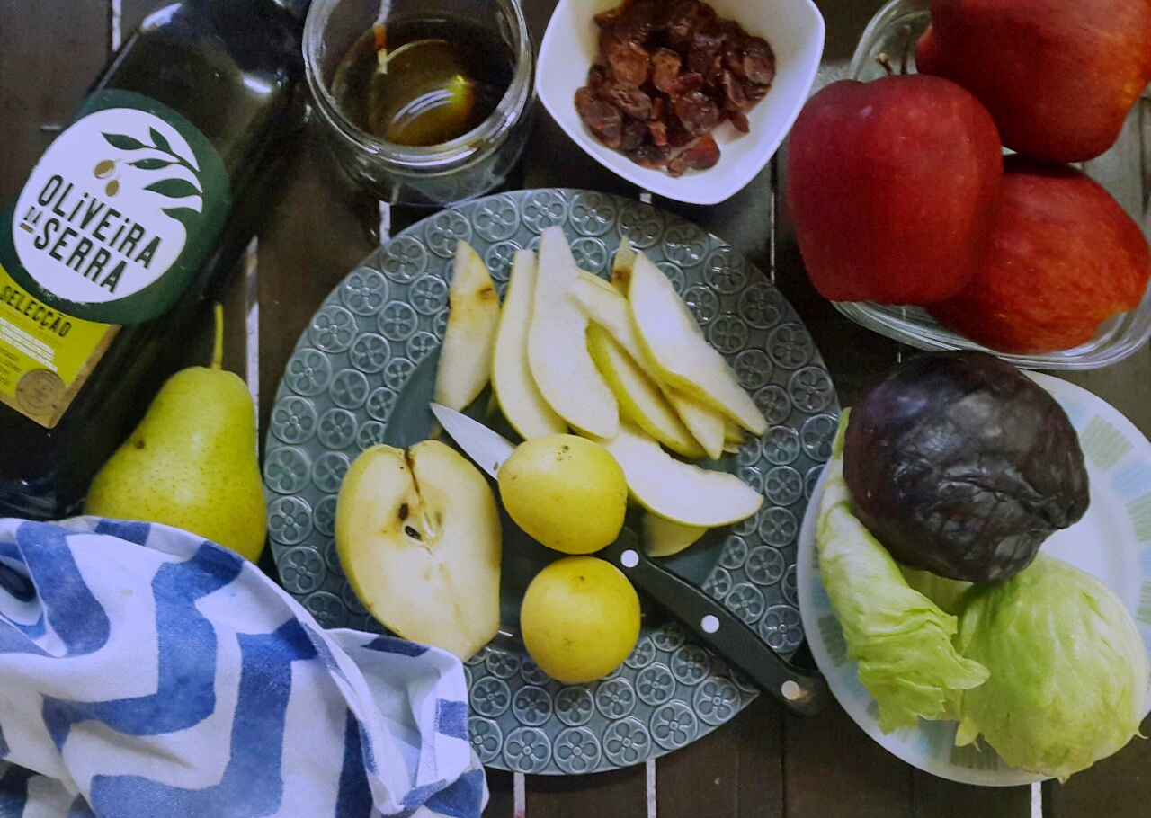 Pear and Apple salad recipe