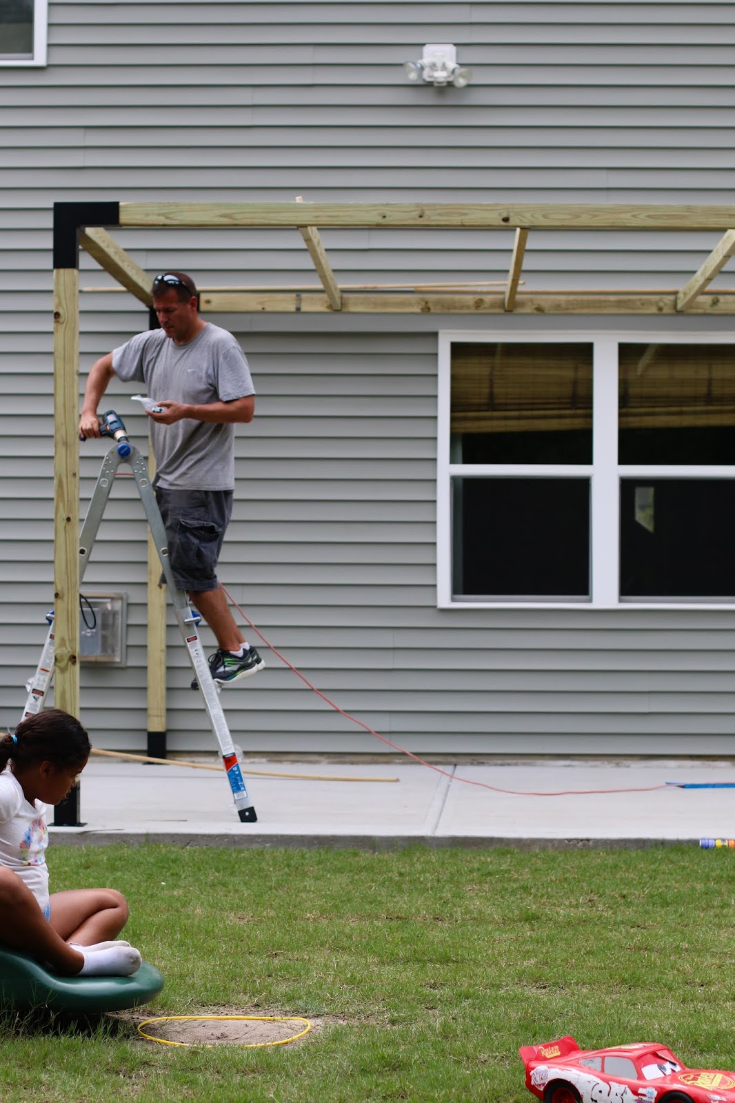 How to Build a Modern Pergola with TOJA GRID Pretty Real