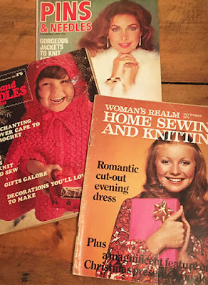 Three vintage craft magazine