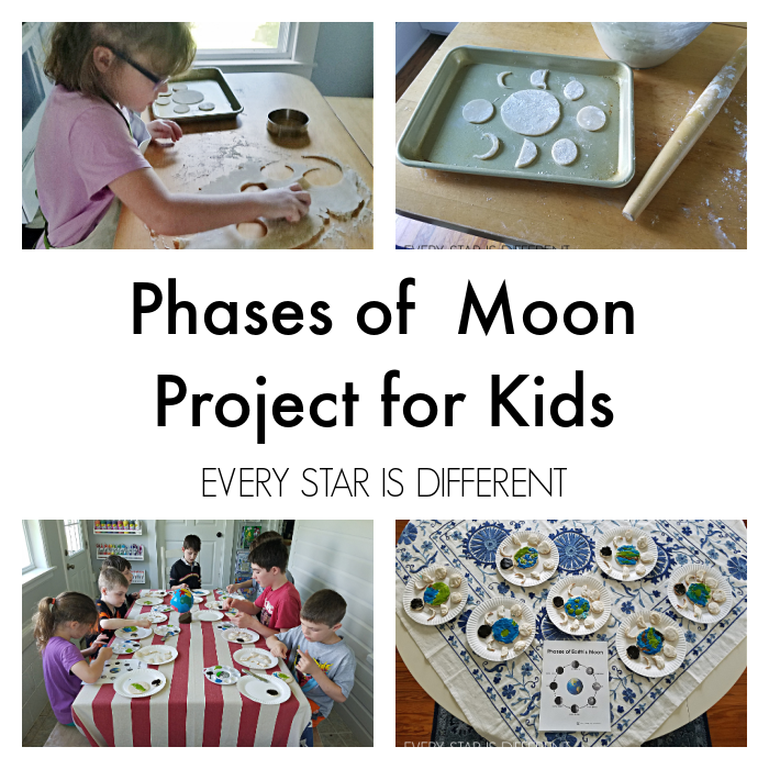 Phases of the Moon Project for Kids