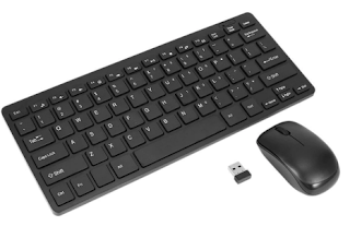 ماوس وملمس للتحكم عن بعد Wirless Keyboard & Mouse