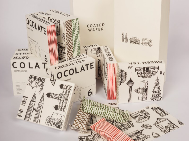 Malaysia Chocolate Gift on Packaging of the World - Creative Package